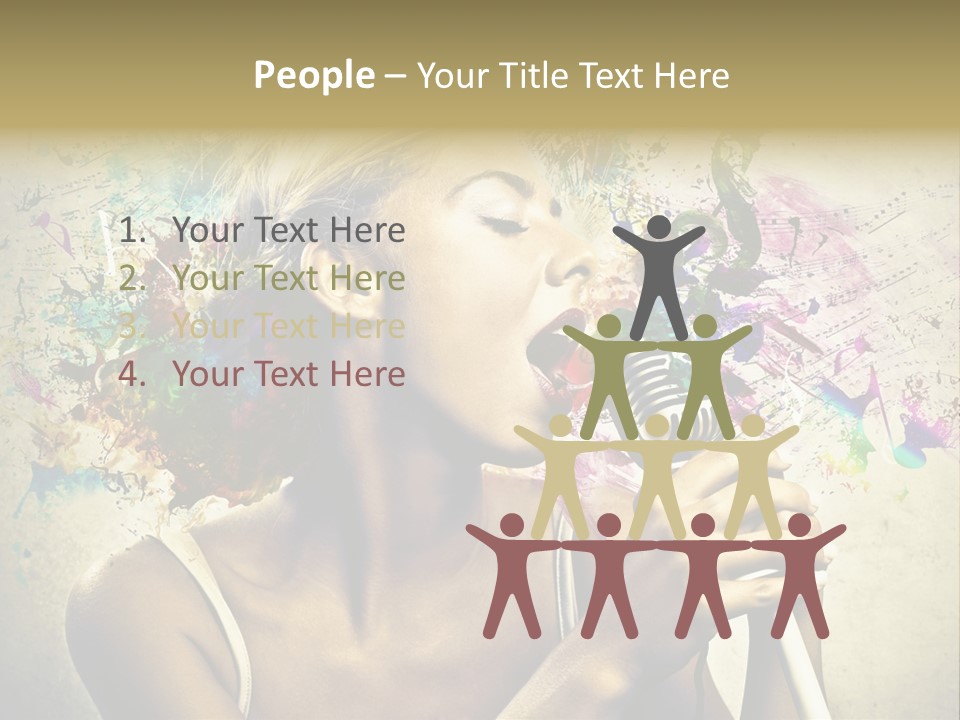 Scream Color Stereo PowerPoint Template