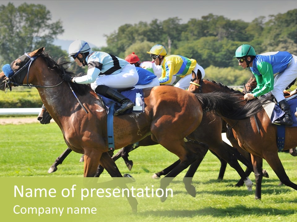 Pricing Gallop Trot PowerPoint Template