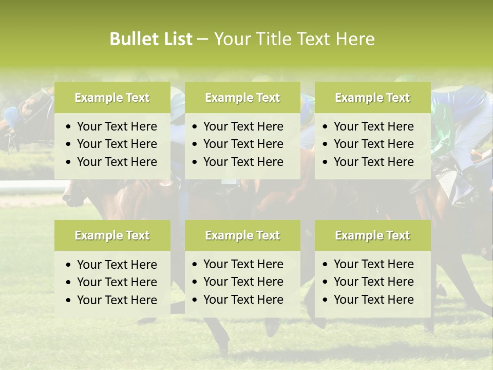 Pricing Gallop Trot PowerPoint Template