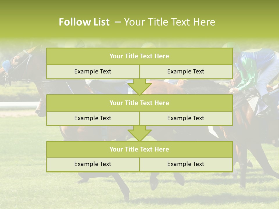 Pricing Gallop Trot PowerPoint Template