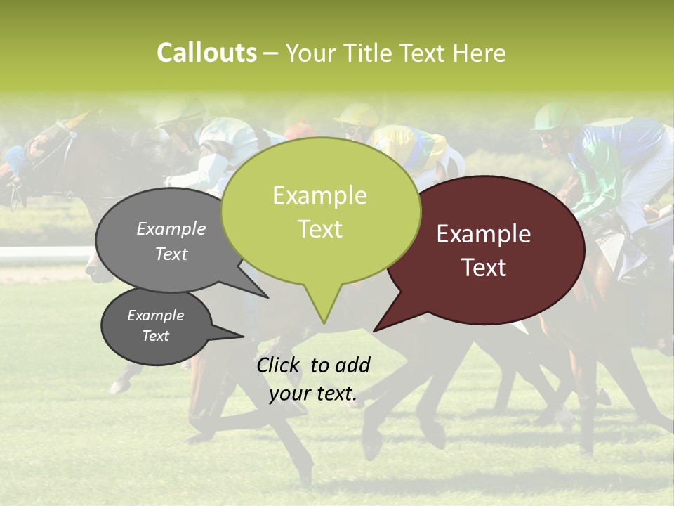 Pricing Gallop Trot PowerPoint Template