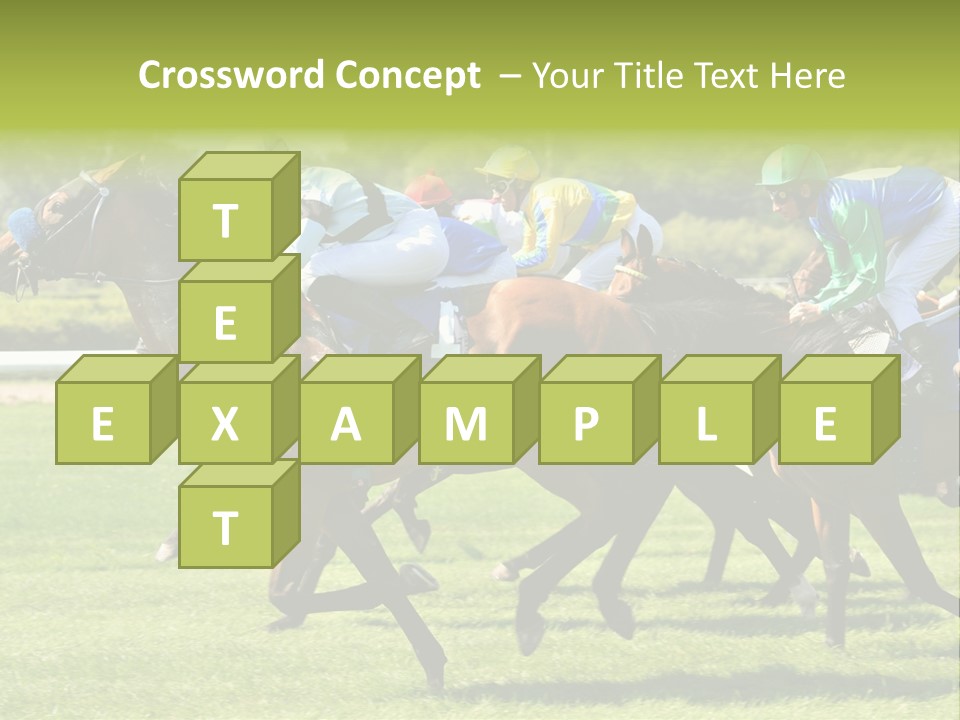 Pricing Gallop Trot PowerPoint Template