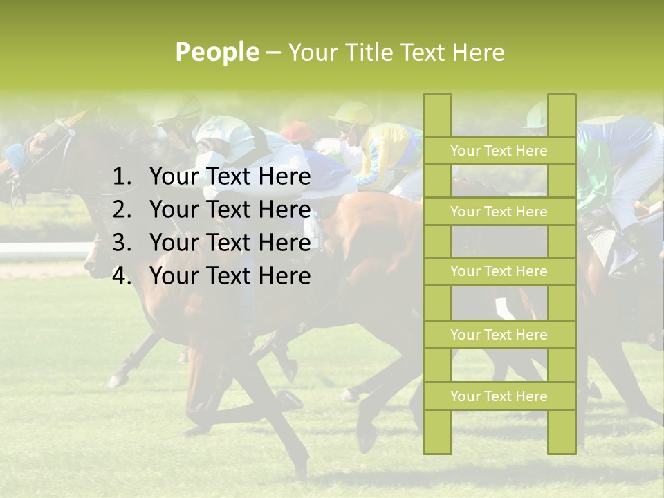 Pricing Gallop Trot PowerPoint Template