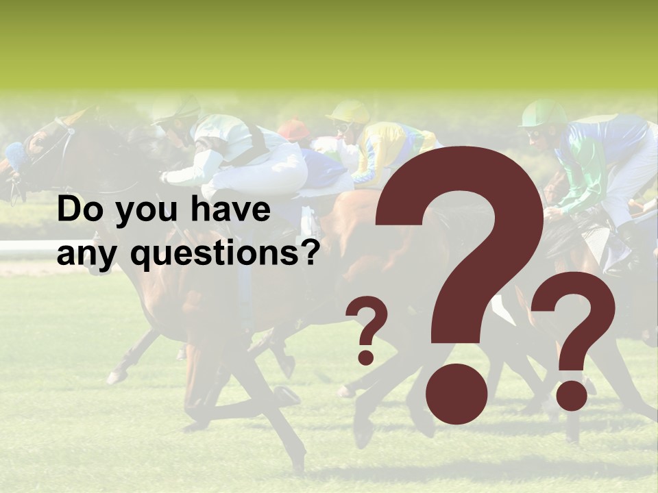 Pricing Gallop Trot PowerPoint Template