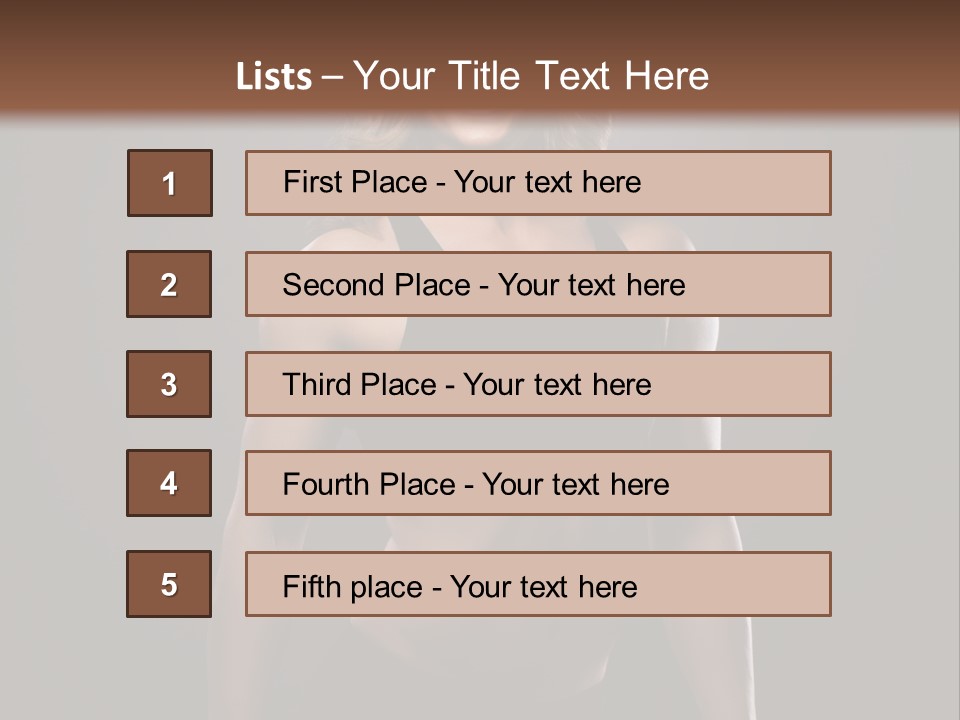 Artistic Sport Fitness PowerPoint Template