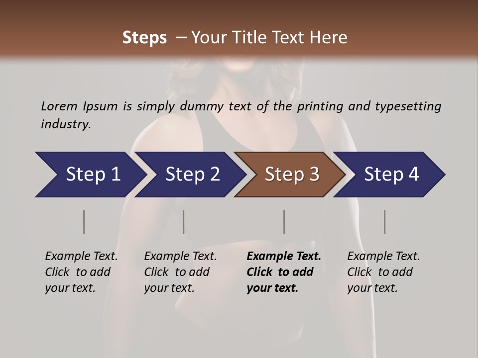 Artistic Sport Fitness PowerPoint Template