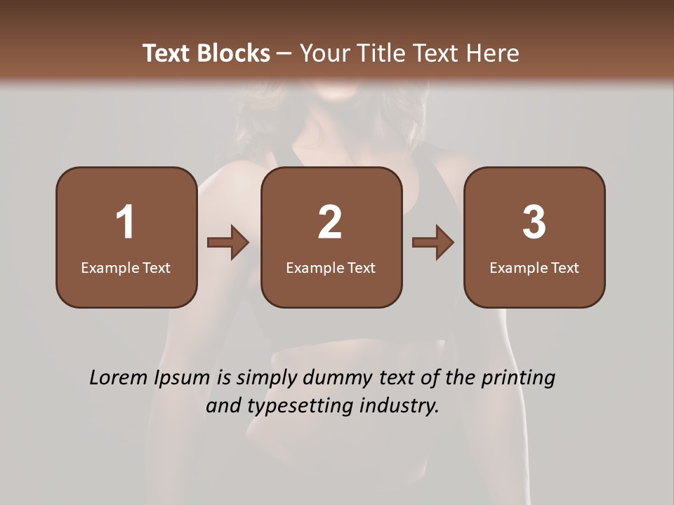 Artistic Sport Fitness PowerPoint Template