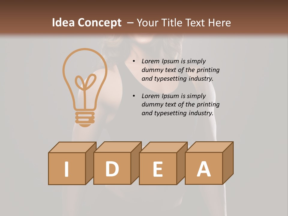 Artistic Sport Fitness PowerPoint Template