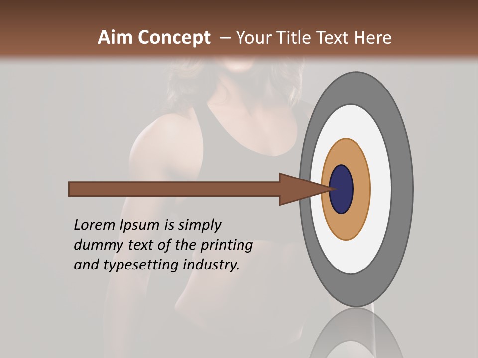 Artistic Sport Fitness PowerPoint Template
