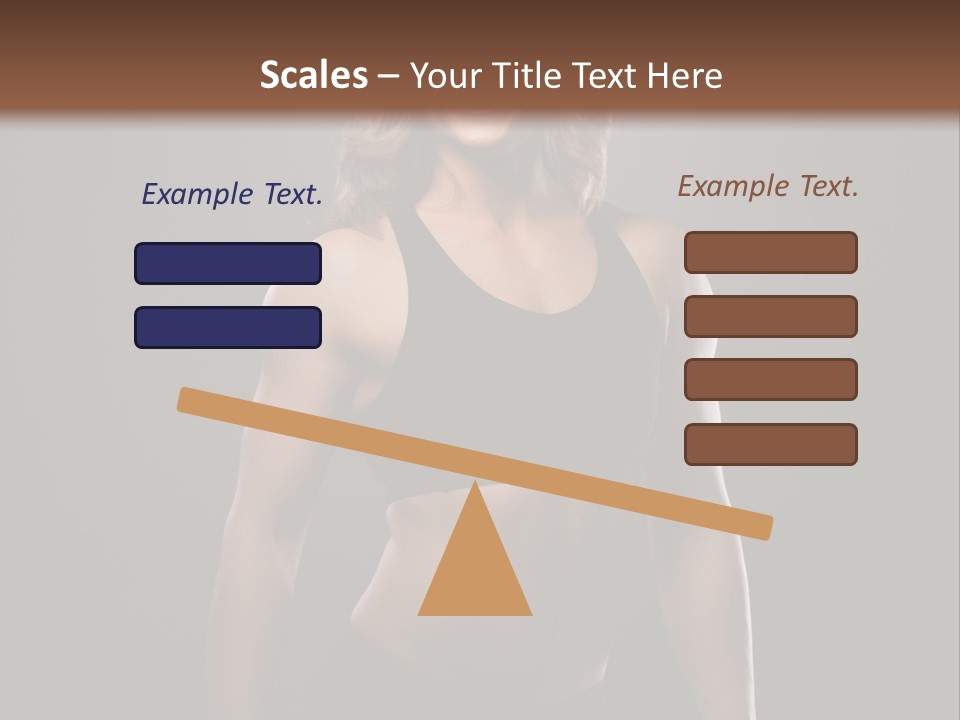 Artistic Sport Fitness PowerPoint Template