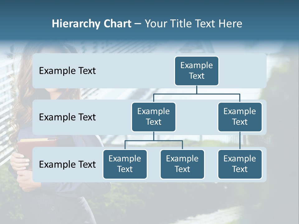 Green Flower One PowerPoint Template
