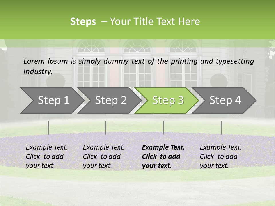 Dor Road Violet PowerPoint Template