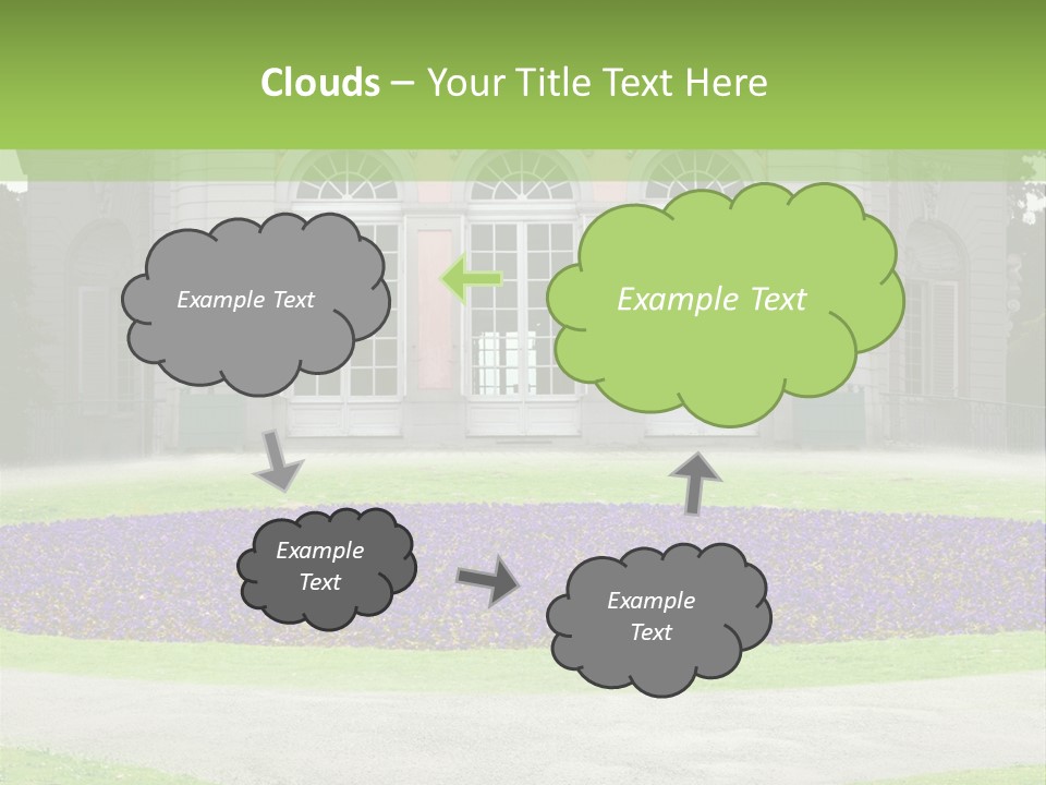 Dor Road Violet PowerPoint Template