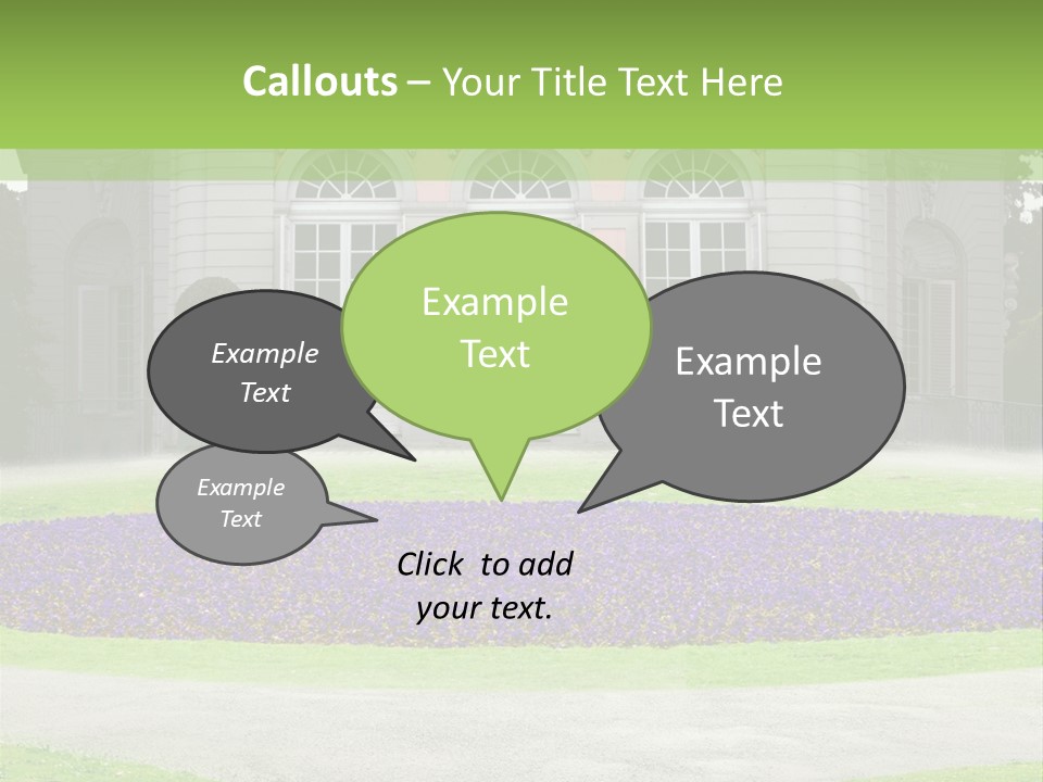 Dor Road Violet PowerPoint Template