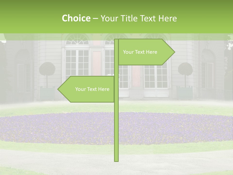 Dor Road Violet PowerPoint Template