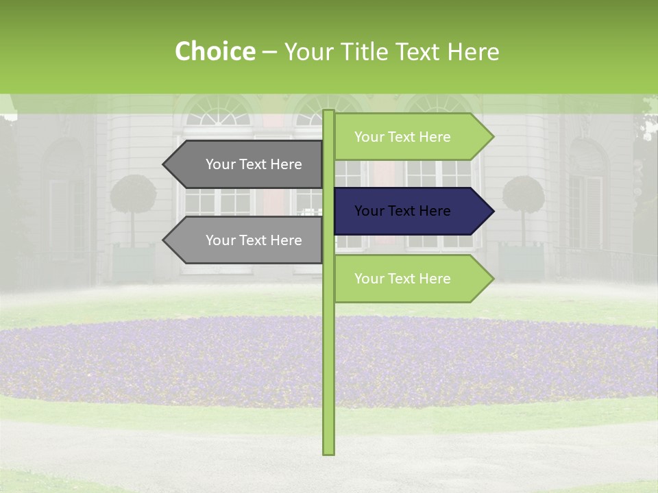 Dor Road Violet PowerPoint Template