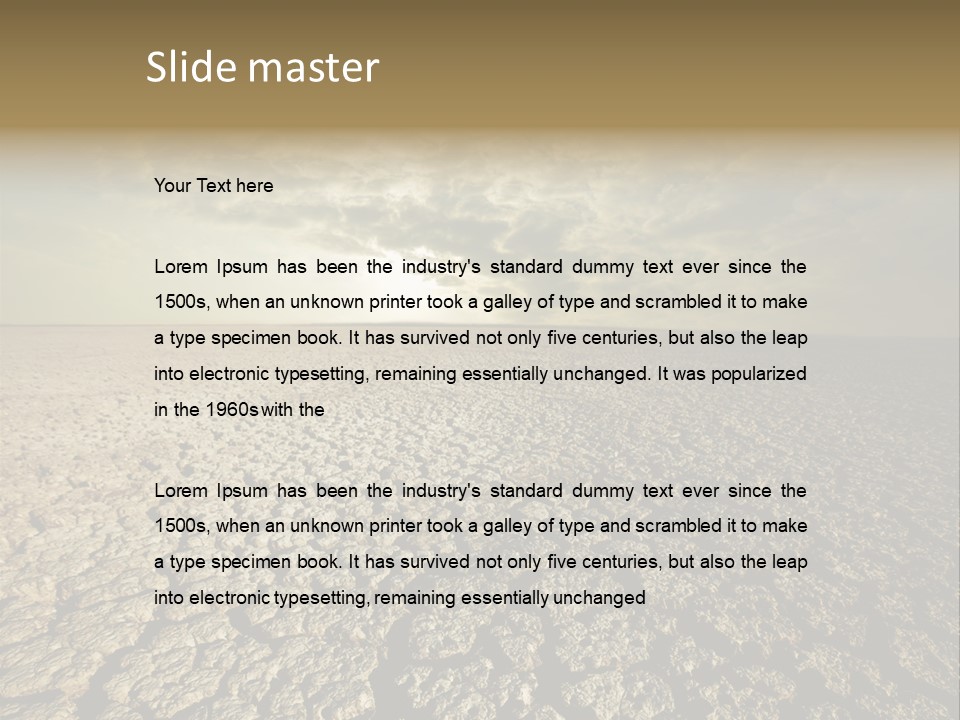 Nature Terrain Ground PowerPoint Template