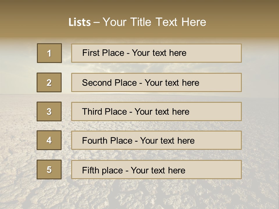 Nature Terrain Ground PowerPoint Template