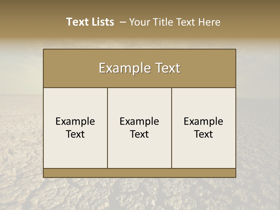Nature Terrain Ground PowerPoint Template