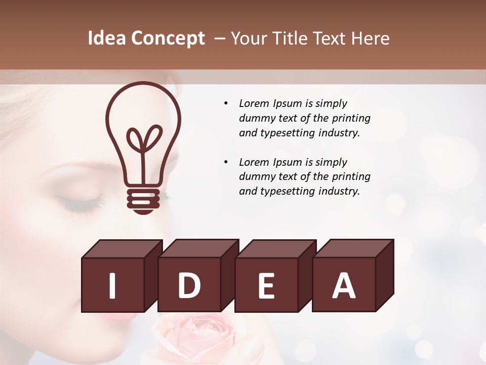 Young Smile Bolivia PowerPoint Template