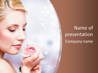 Wonderful Happy Close Up PowerPoint Template