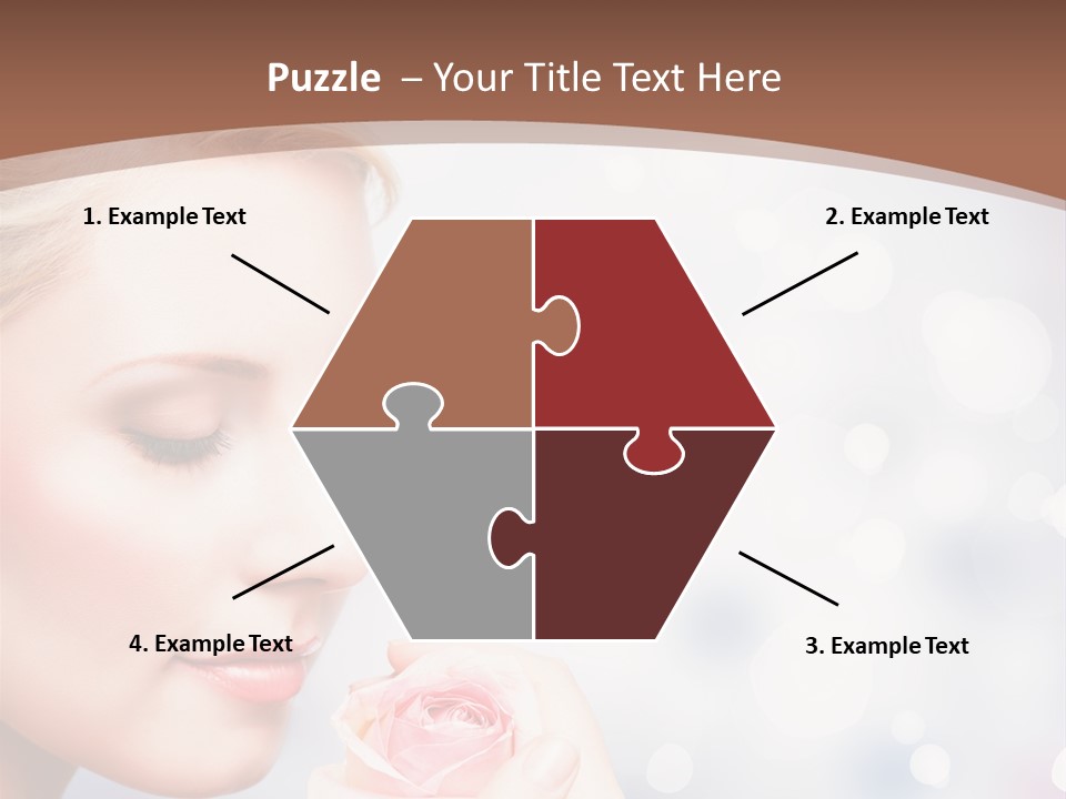 Wonderful Happy Close Up PowerPoint Template