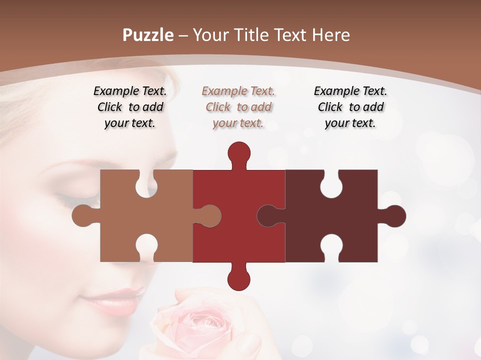 Wonderful Happy Close Up PowerPoint Template