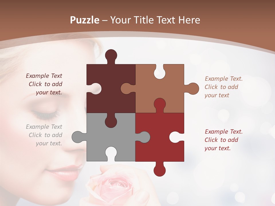 Wonderful Happy Close Up PowerPoint Template