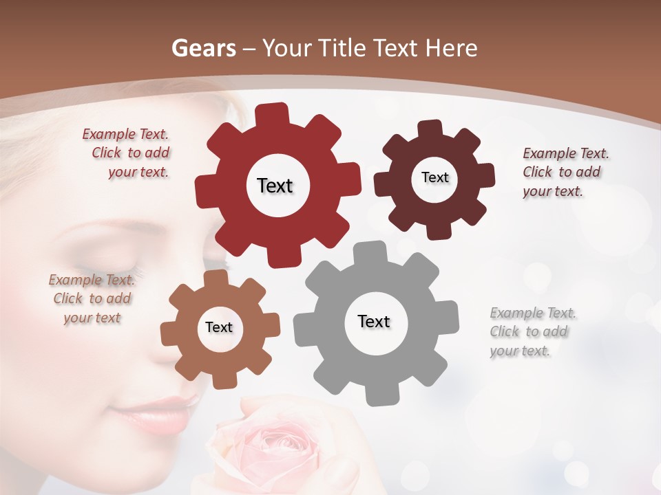 Wonderful Happy Close Up PowerPoint Template