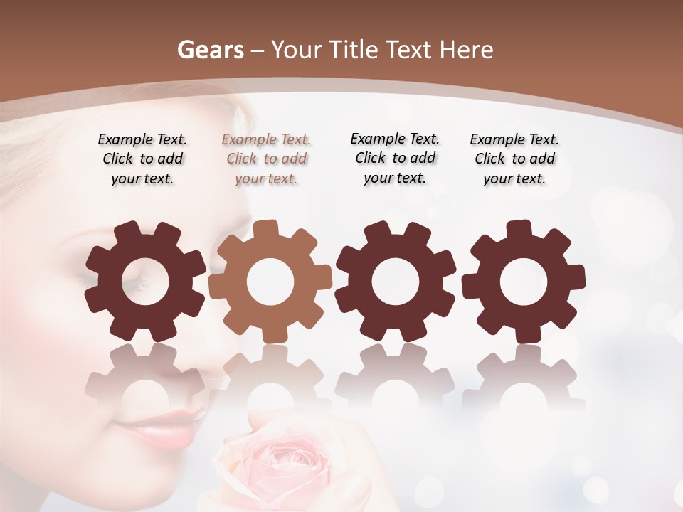 Wonderful Happy Close Up PowerPoint Template