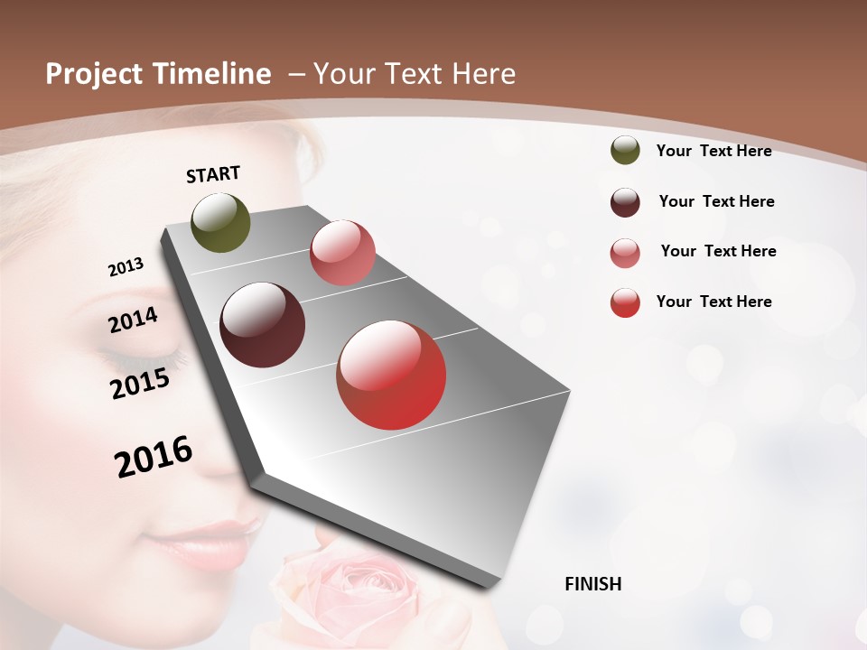 Wonderful Happy Close Up PowerPoint Template