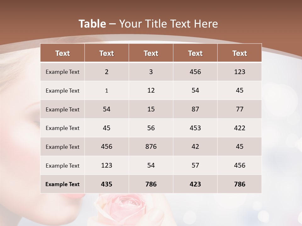 Wonderful Happy Close Up PowerPoint Template