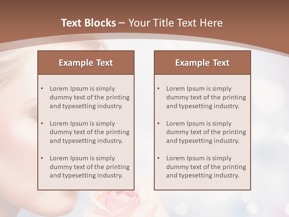 Wonderful Happy Close Up PowerPoint Template