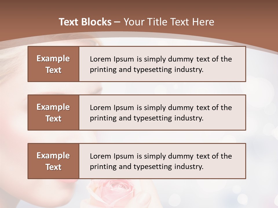 Wonderful Happy Close Up PowerPoint Template