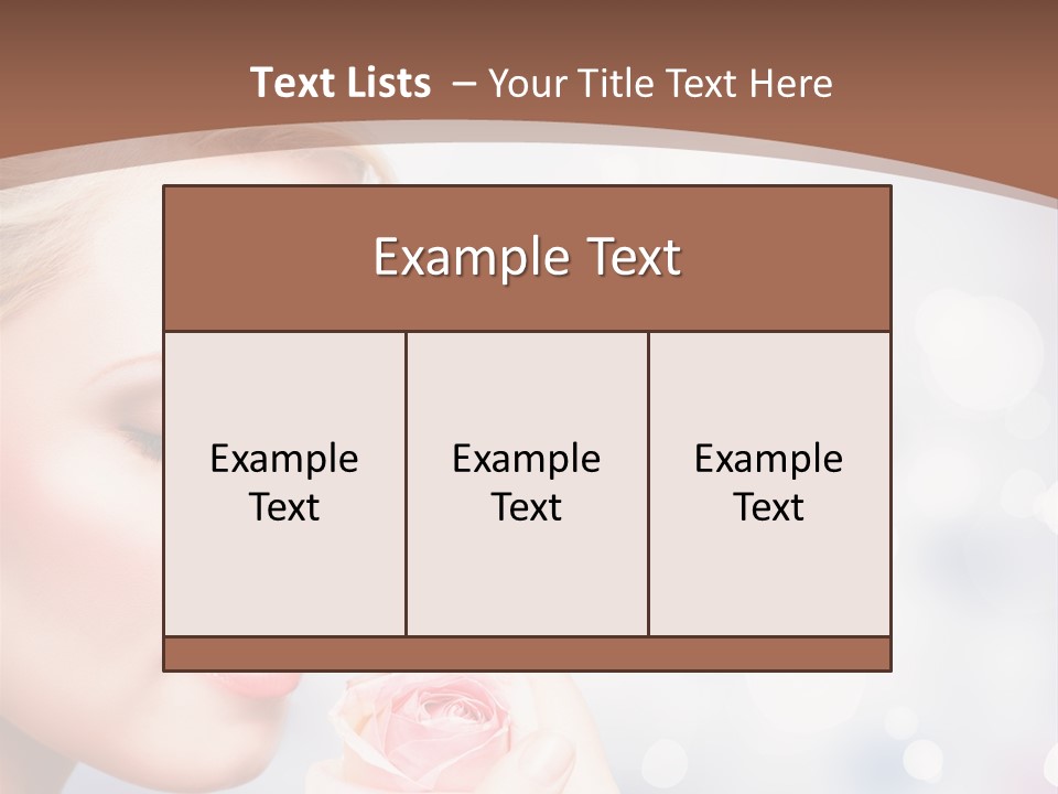 Wonderful Happy Close Up PowerPoint Template
