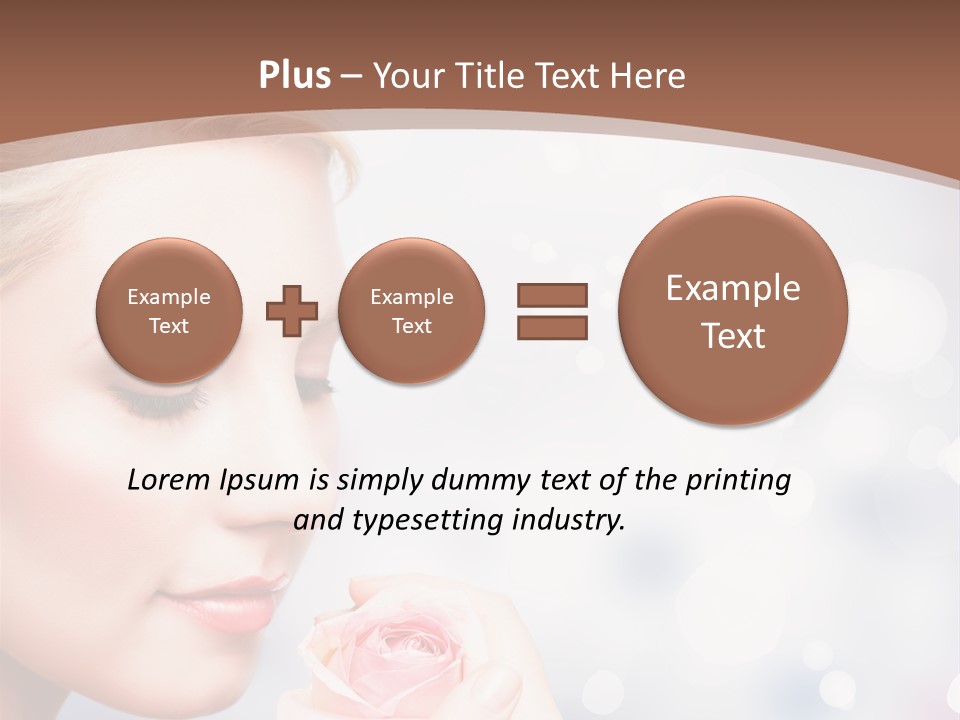Wonderful Happy Close Up PowerPoint Template