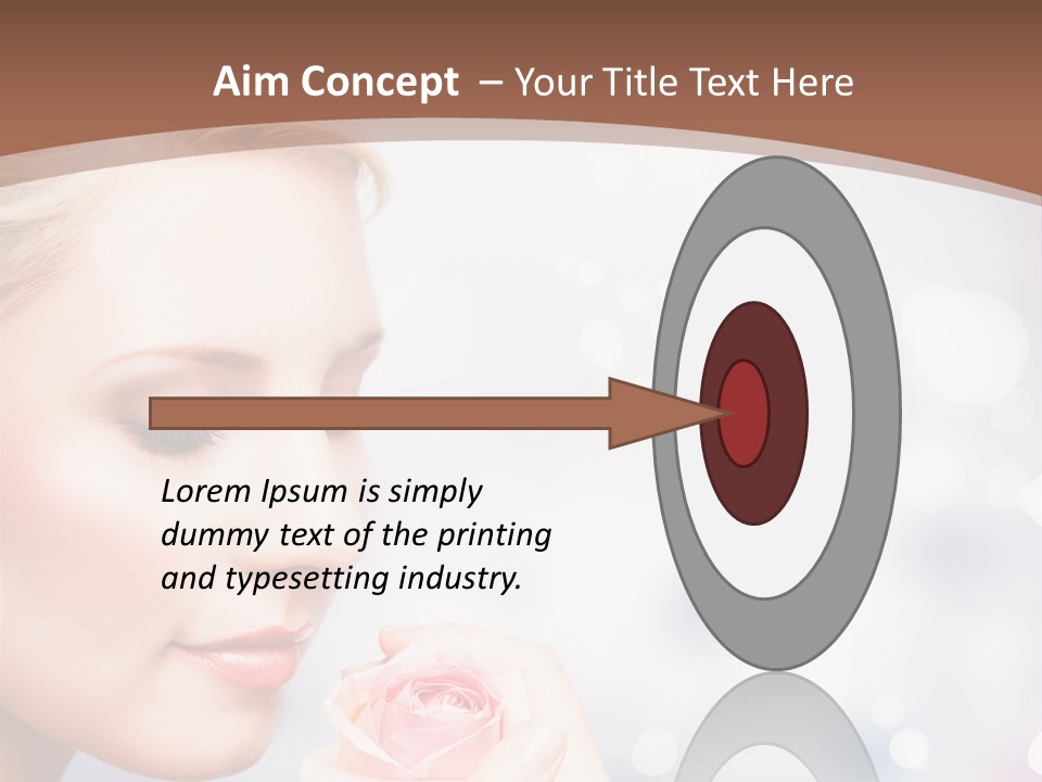 Wonderful Happy Close Up PowerPoint Template