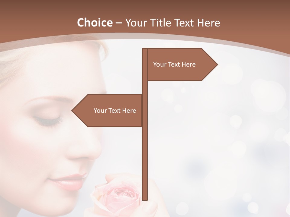 Wonderful Happy Close Up PowerPoint Template