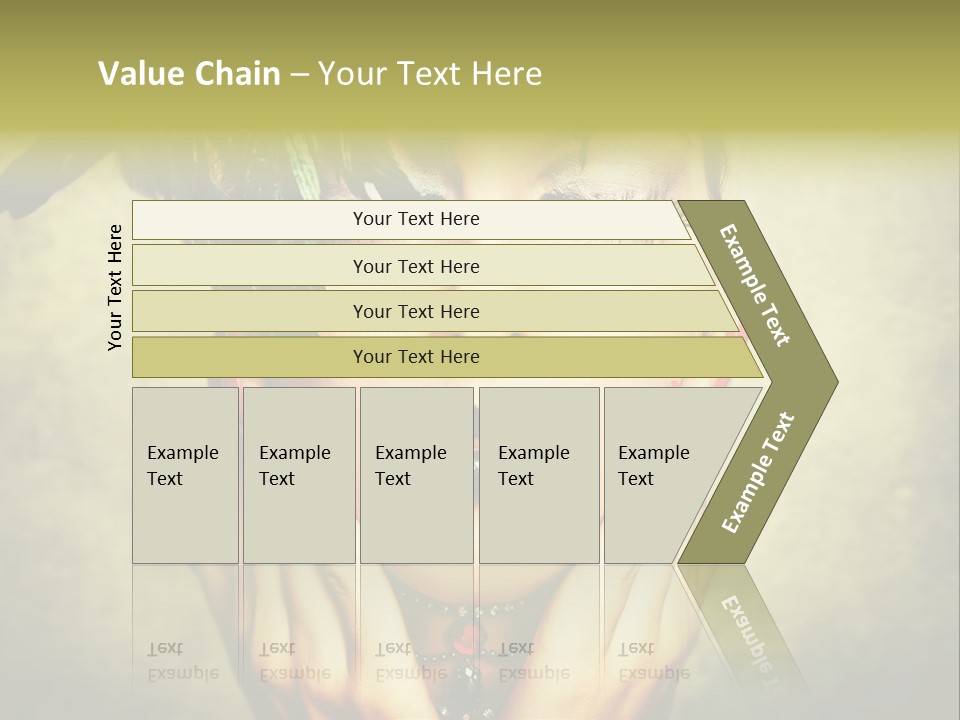Woman Makeup Lashes PowerPoint Template