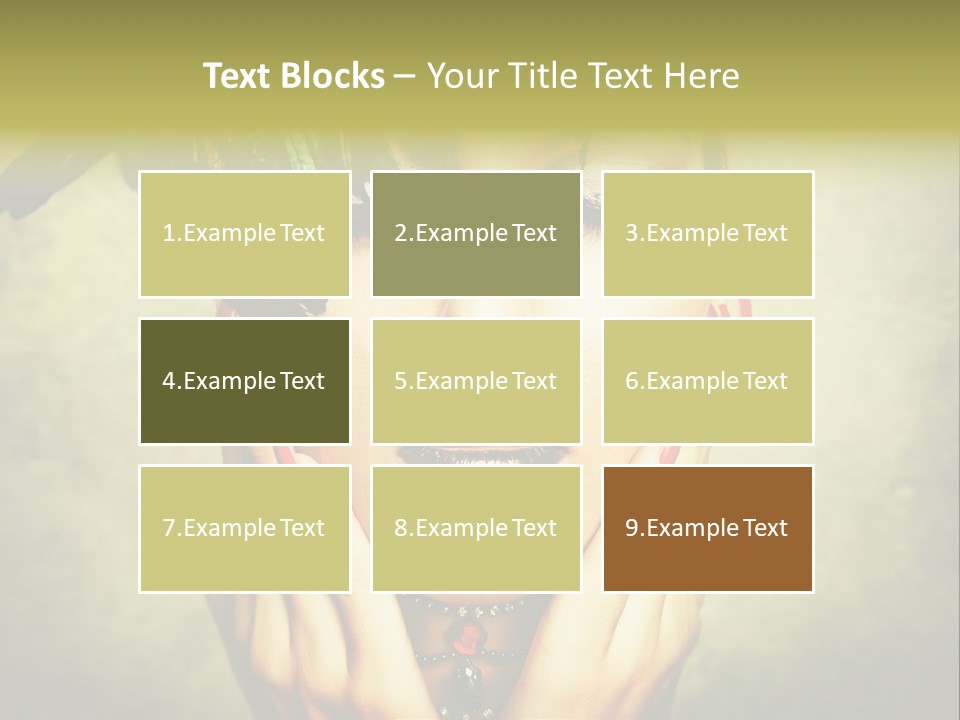 Woman Makeup Lashes PowerPoint Template