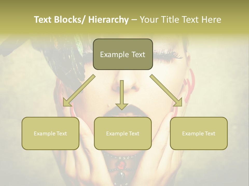 Woman Makeup Lashes PowerPoint Template