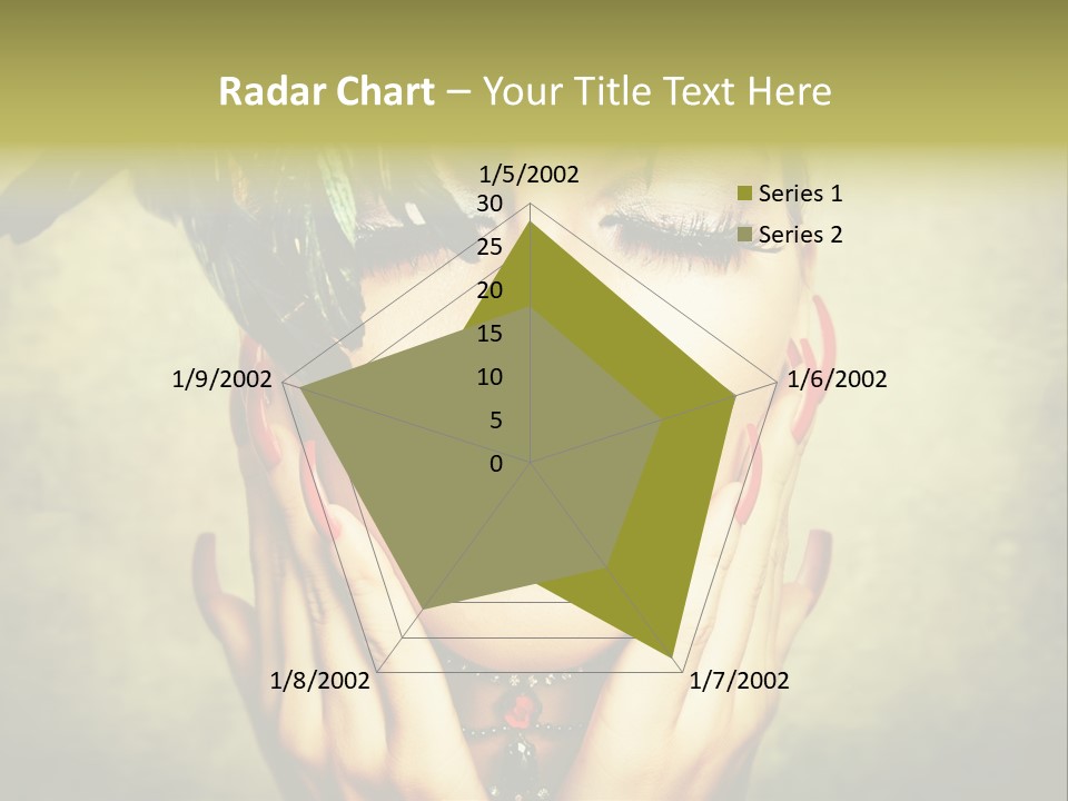 Woman Makeup Lashes PowerPoint Template