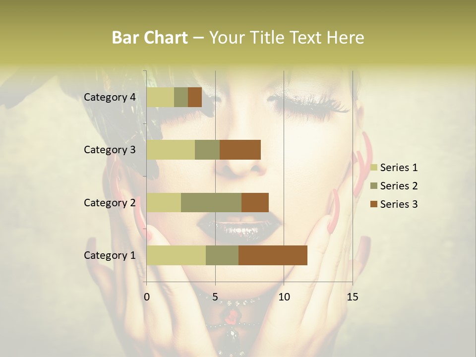 Woman Makeup Lashes PowerPoint Template