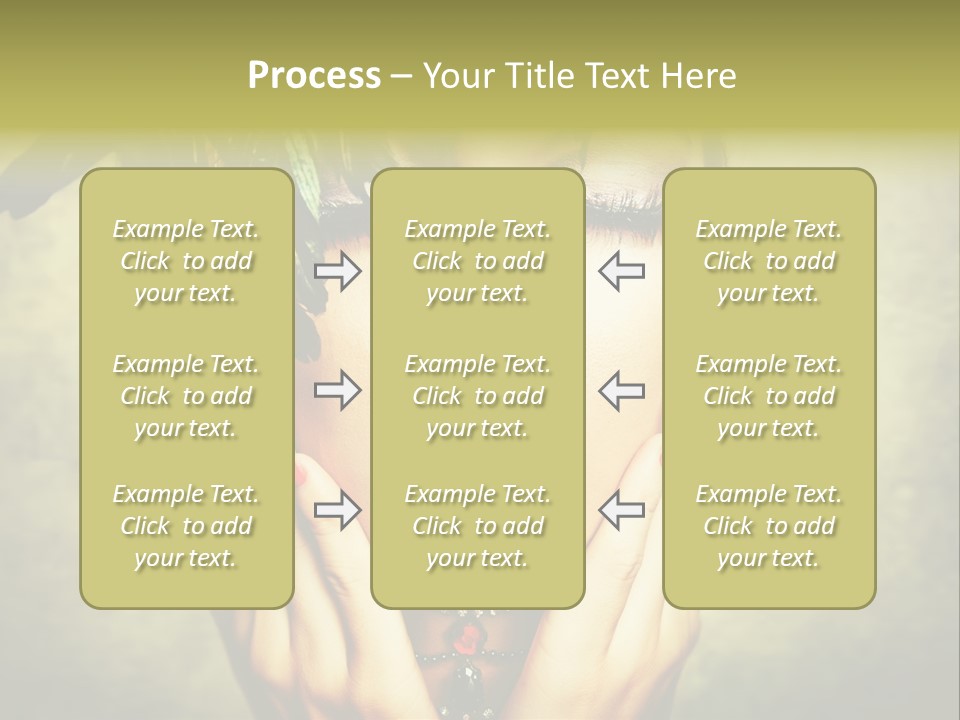 Woman Makeup Lashes PowerPoint Template