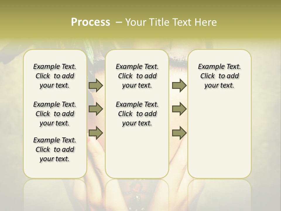 Woman Makeup Lashes PowerPoint Template