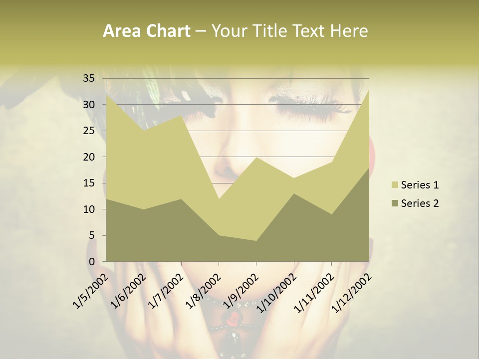 Woman Makeup Lashes PowerPoint Template