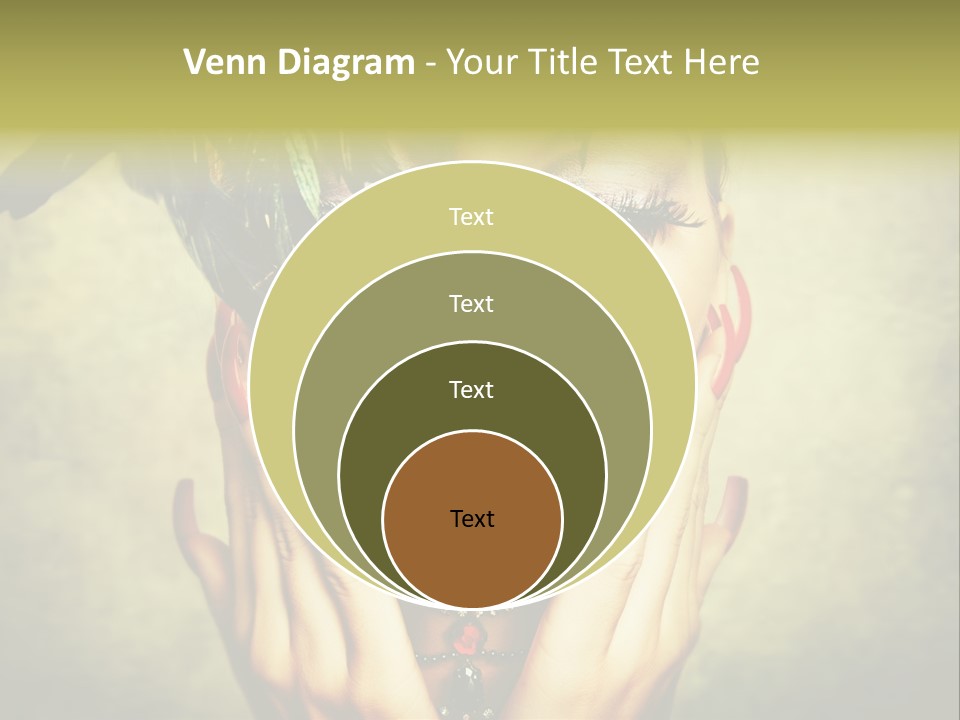 Woman Makeup Lashes PowerPoint Template
