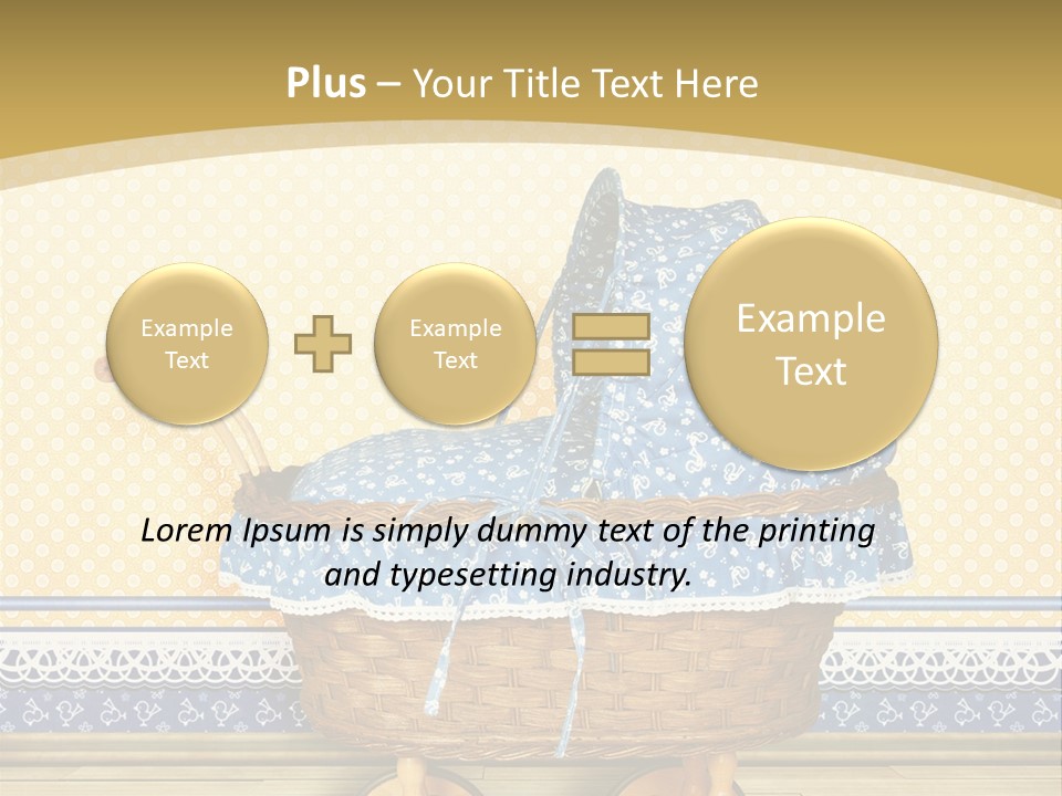 Antique Little Gold PowerPoint Template