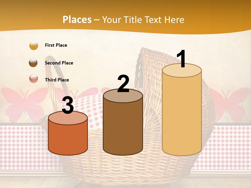 Border Wood Carriage PowerPoint Template