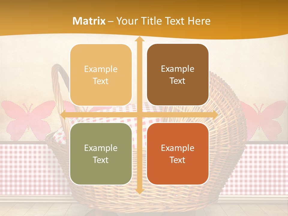 Border Wood Carriage PowerPoint Template